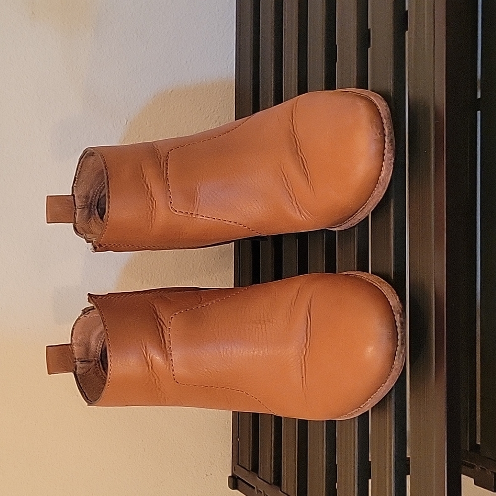 Camel colored madewell booties